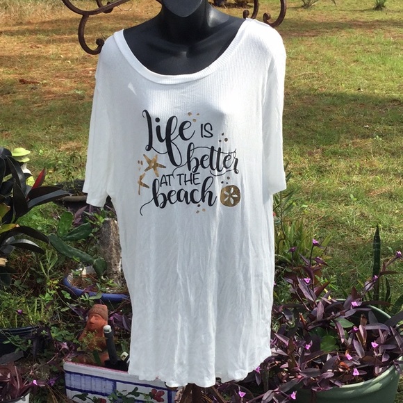 🏖 NWT Fun To Wear Beach Coverup Brand New / Tags Has Endless Possibilities 🏖 - Picture 4 of 8